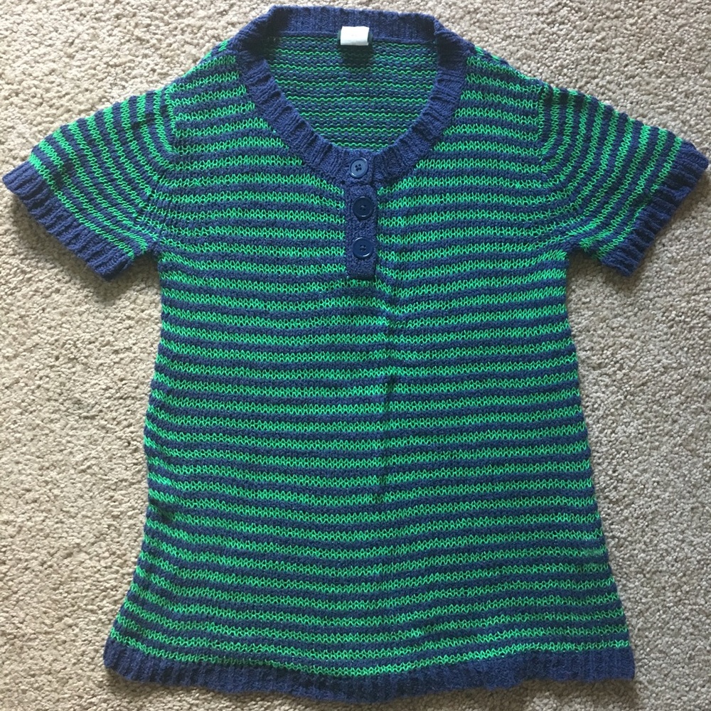 Jcrew knit striped top size XS